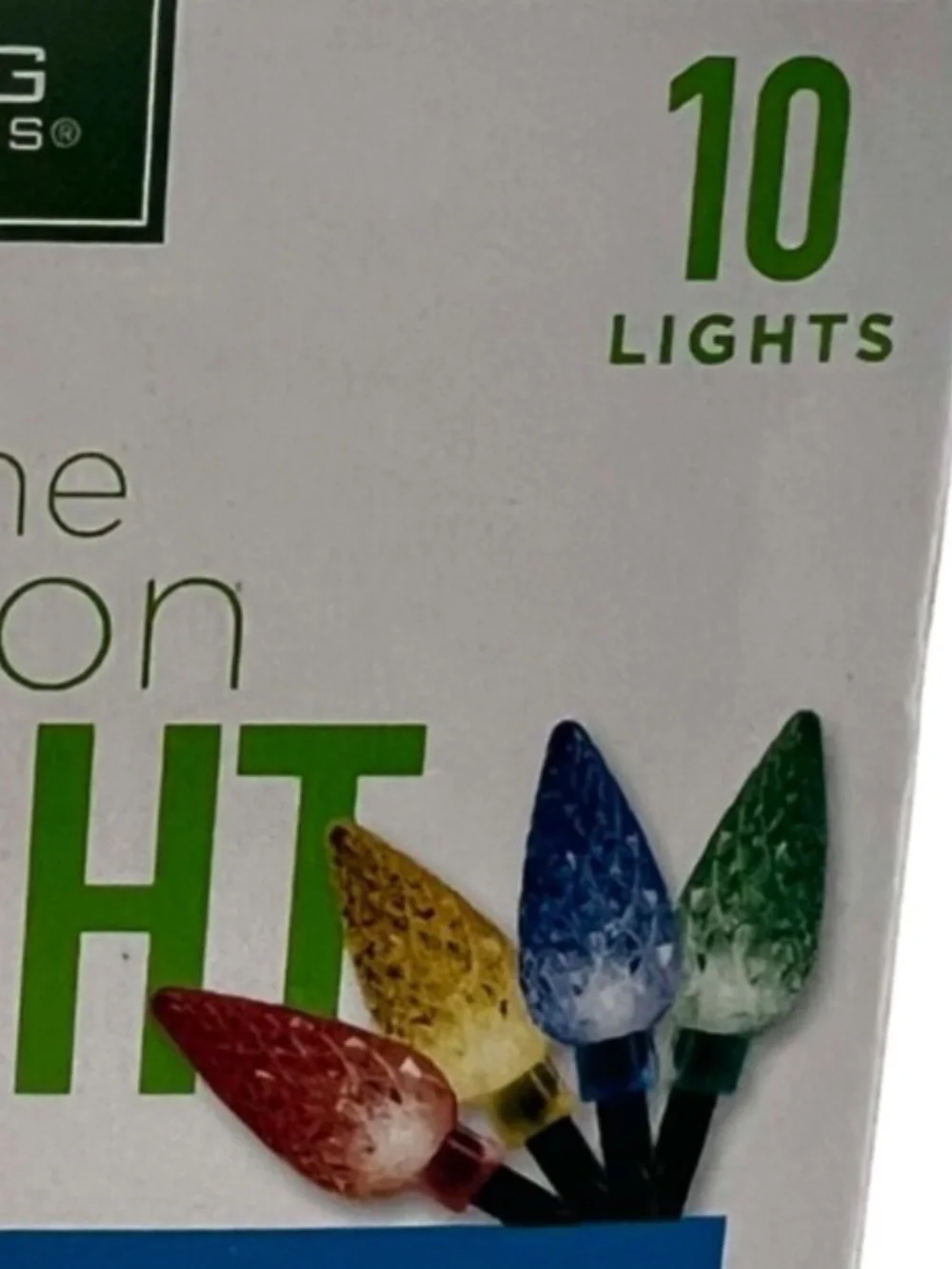 10 C3 Multicolor LED Lights Indoor Light Set 3.5 ft Battery Powered